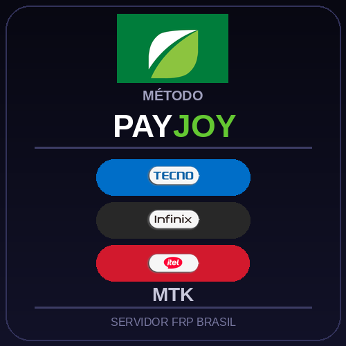 MÉTODO PAYJOY [ TECNO-INFINIX-ITEL MTK ]