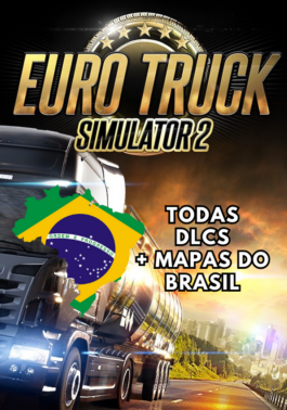 EURO TRUCK SIMULATOR 2 [ TODAS DLC´S + MAPA BRASILEIRO ]