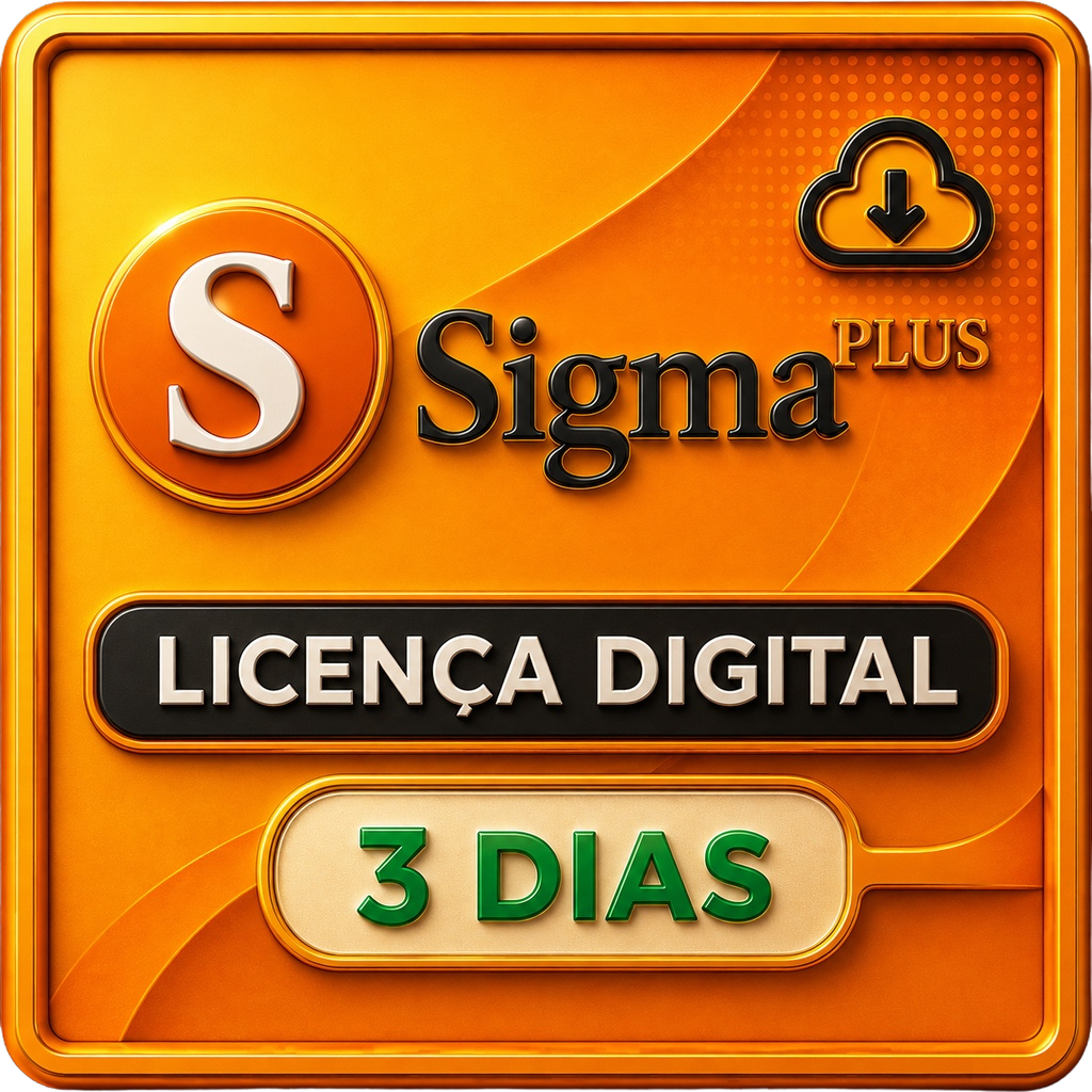 # LICENÇA SIGMA PLUS 3 DIAS